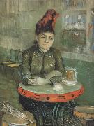 Vincent Van Gogh Agostina Segatori Sitting in the Cafe du Tamborin (nn04) Spain oil painting artist